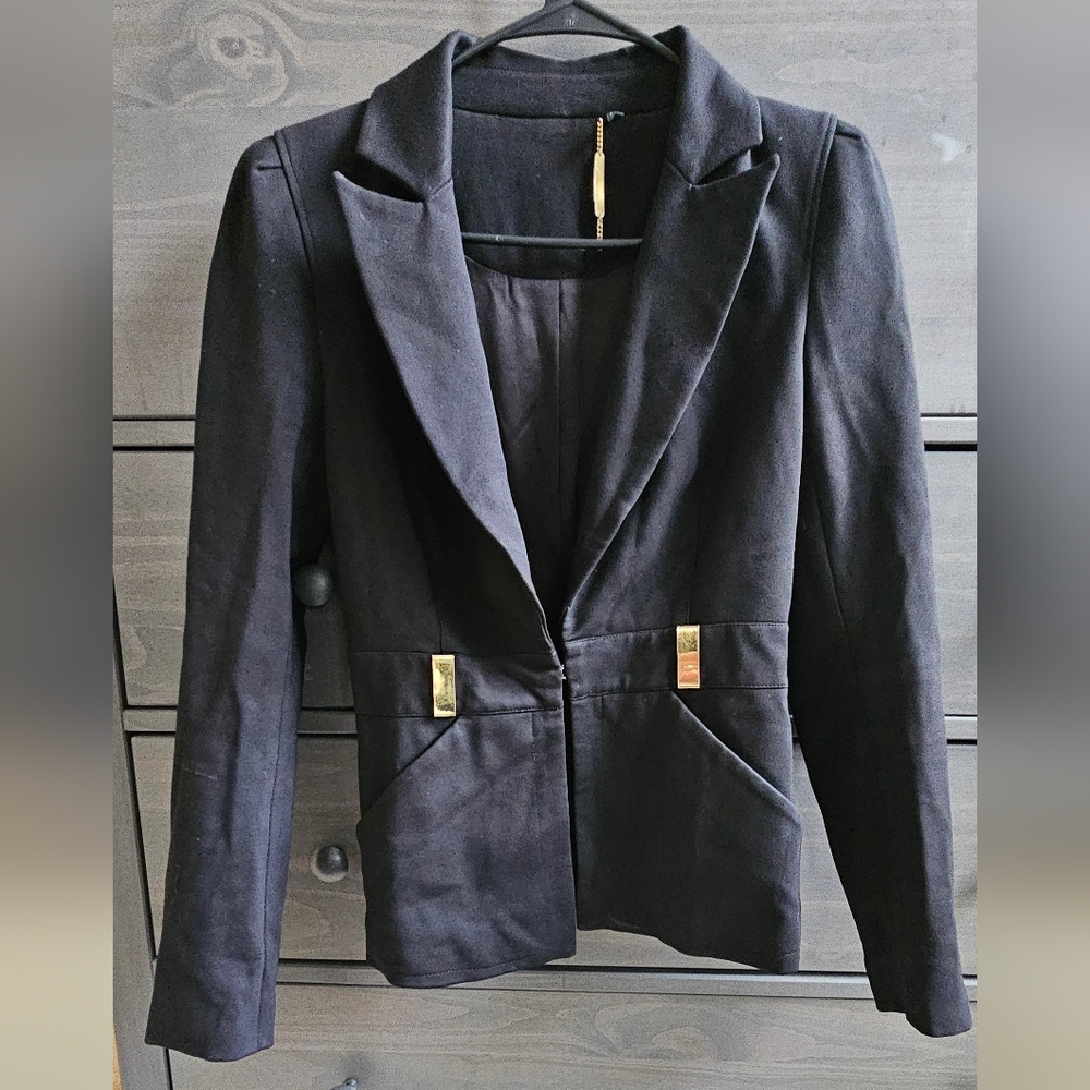 Guess x Marciano Size 2 Black Blazer/jacket (Used)